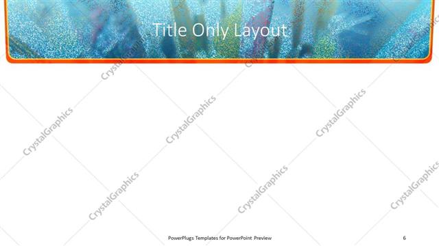 Title Only presentation slide layout