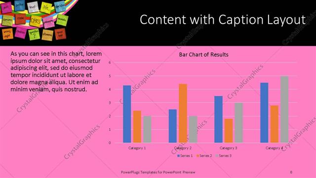 Content with Caption presentation slide layout