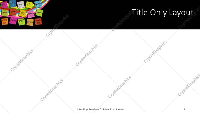 Title Only presentation slide layout