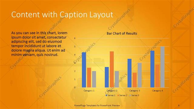 Content with Caption presentation slide layout