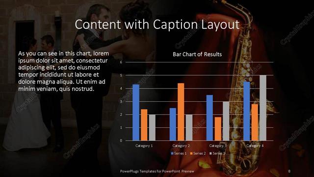 Content with Caption presentation slide layout