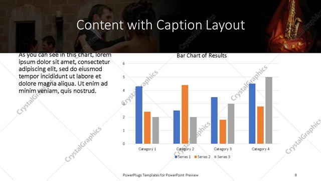 Content with Caption presentation slide layout