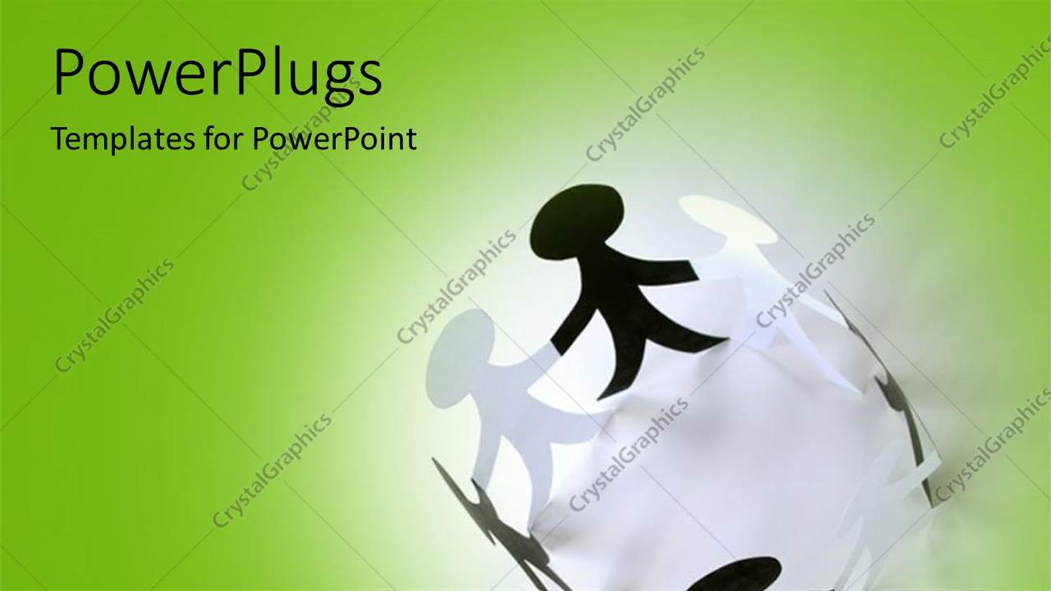 Featuring Various Figures with a Greenish Background