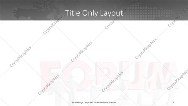 Title Only presentation slide layout