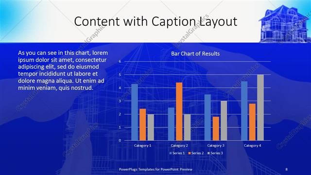 Content with Caption presentation slide layout
