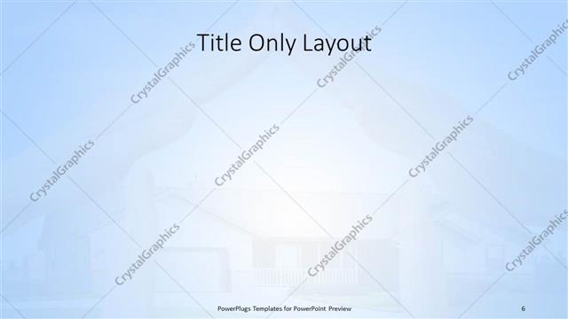 Title Only presentation slide layout