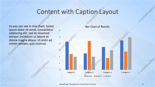 Content with Caption presentation slide layout