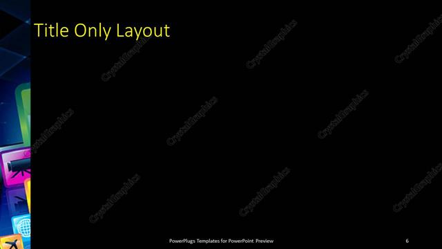 Title Only presentation slide layout