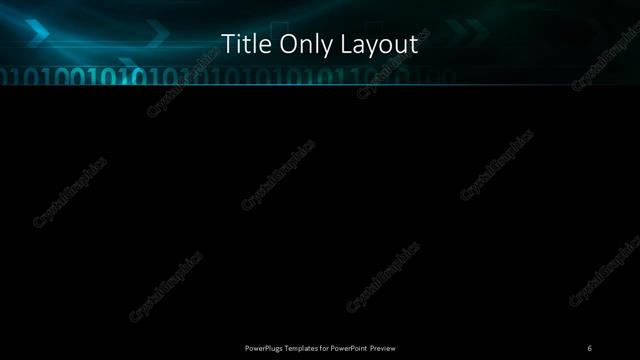 Title Only presentation slide layout