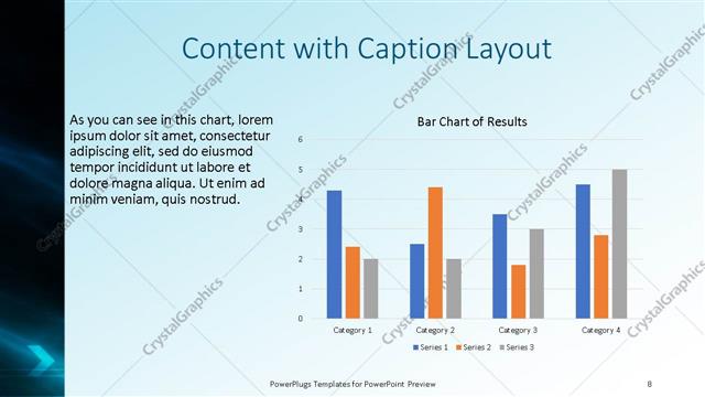 Content with Caption presentation slide layout