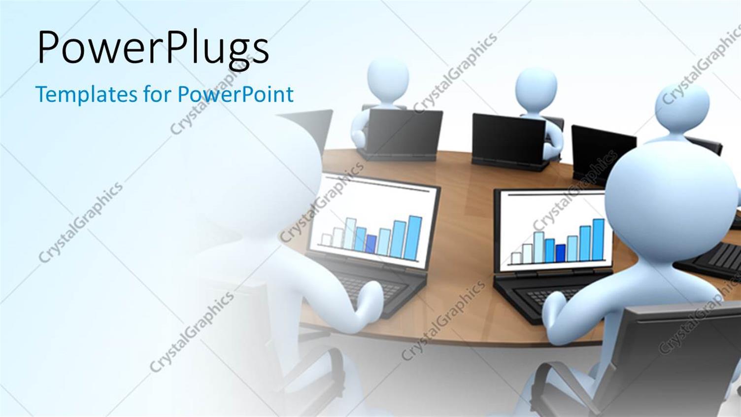 Featuring Various Participants in the Office and White Background