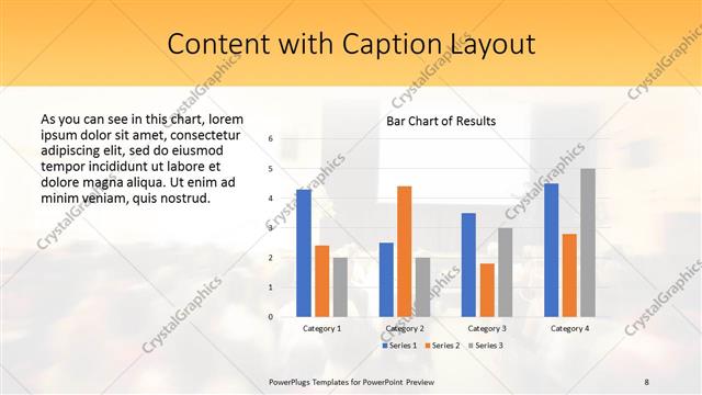 Content with Caption presentation slide layout