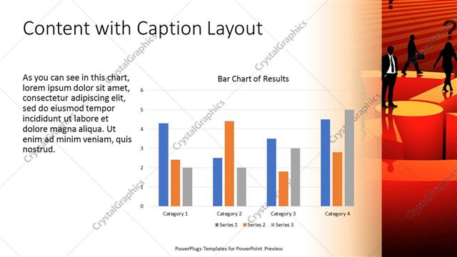 Content with Caption presentation slide layout