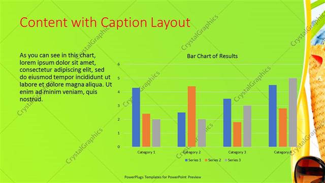 Content with Caption presentation slide layout