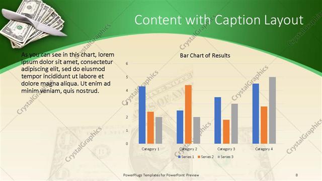 Content with Caption presentation slide layout