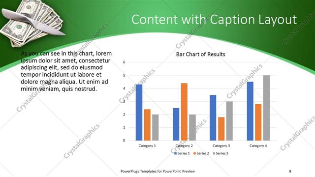 Content with Caption presentation slide layout