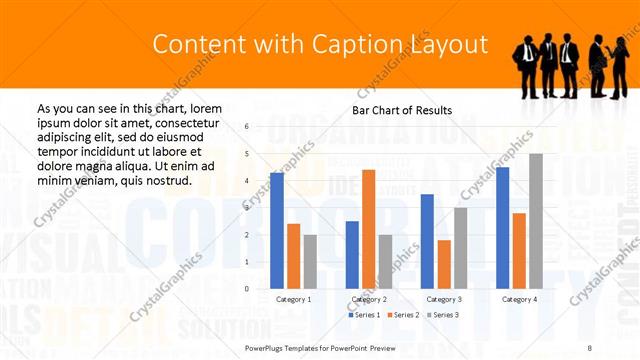Content with Caption presentation slide layout