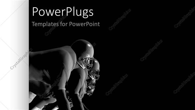  Presentation with footballers - Various rugby players standing in a line