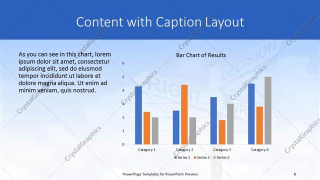 Content with Caption presentation slide layout