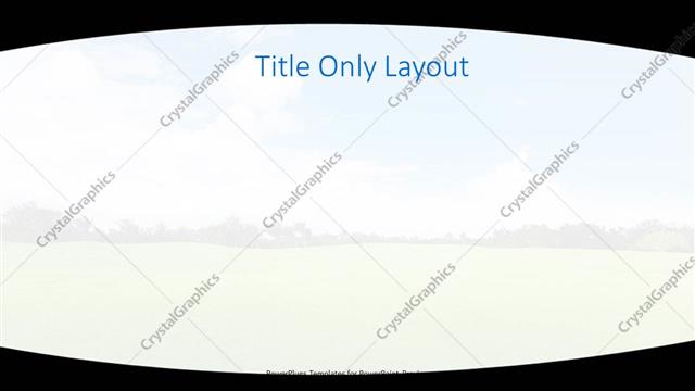 Title Only presentation slide layout