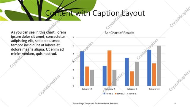 Content with Caption presentation slide layout