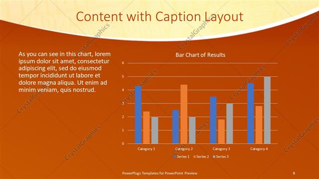 Content with Caption presentation slide layout