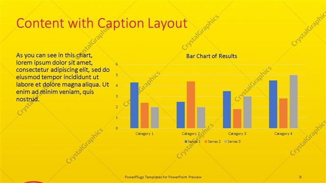 Content with Caption presentation slide layout