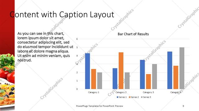 Content with Caption presentation slide layout