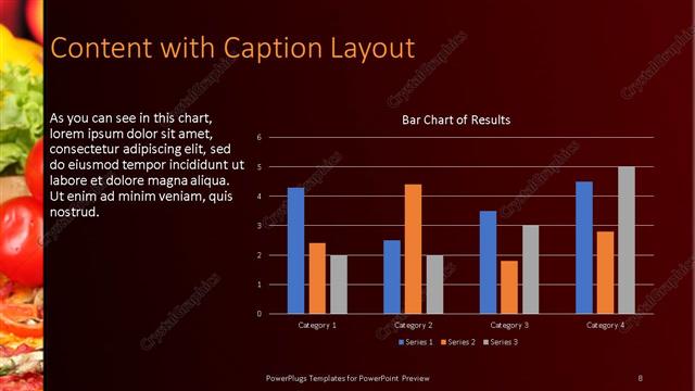 Content with Caption presentation slide layout