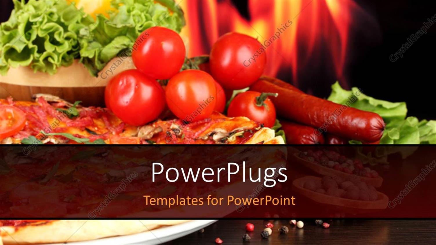 Featuring VegeTables, Tomato with Delicious Pizza on White Plate Over Wooden Table