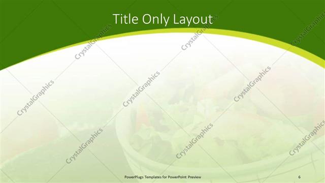 Title Only presentation slide layout