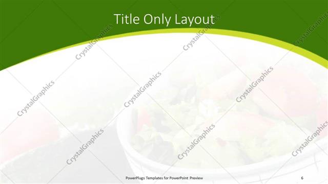 Title Only presentation slide layout