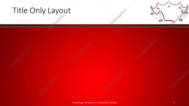 Title Only presentation slide layout