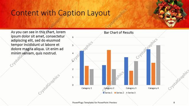 Content with Caption presentation slide layout