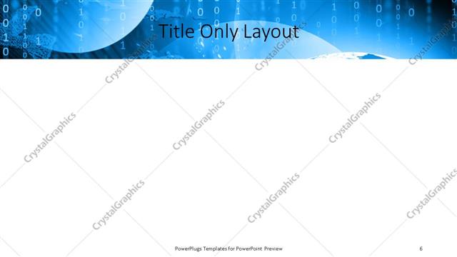 Title Only presentation slide layout