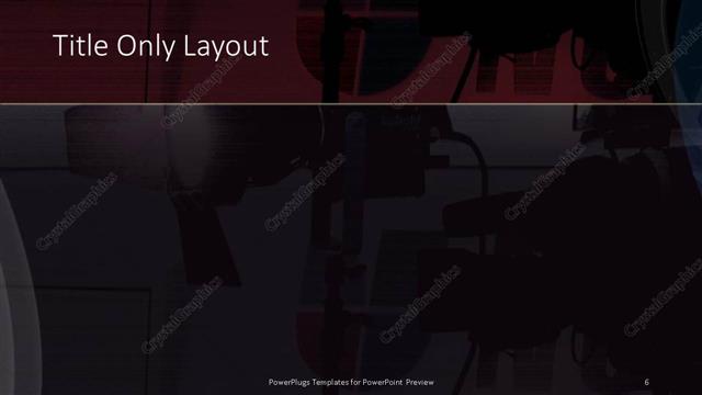 Title Only presentation slide layout