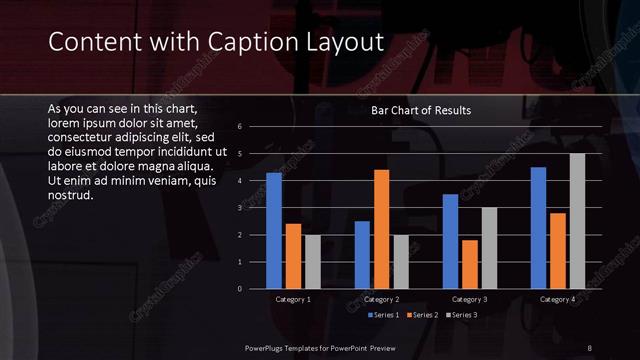 Content with Caption presentation slide layout