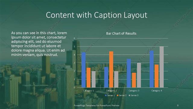 Content with Caption presentation slide layout