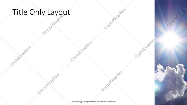 Title Only presentation slide layout