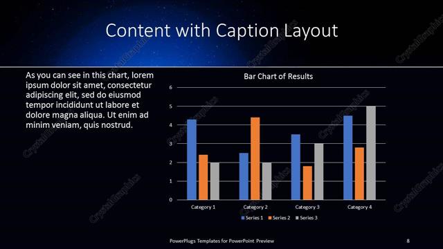 Content with Caption presentation slide layout