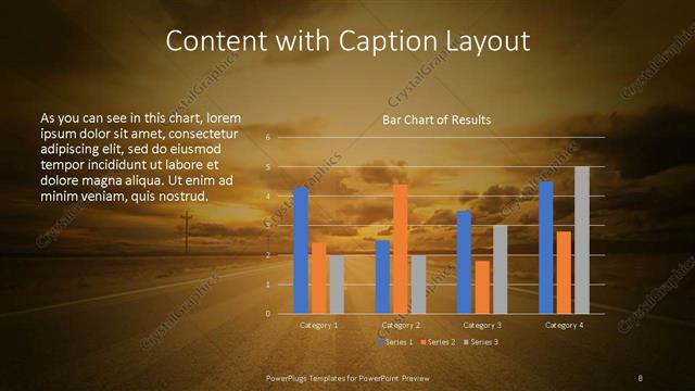 Content with Caption presentation slide layout