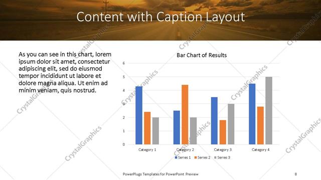 Content with Caption presentation slide layout