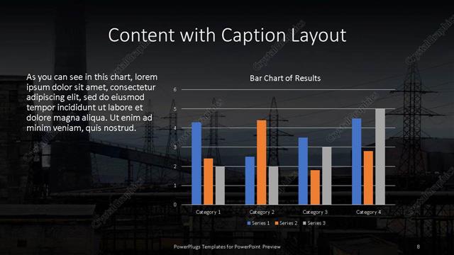 Content with Caption presentation slide layout