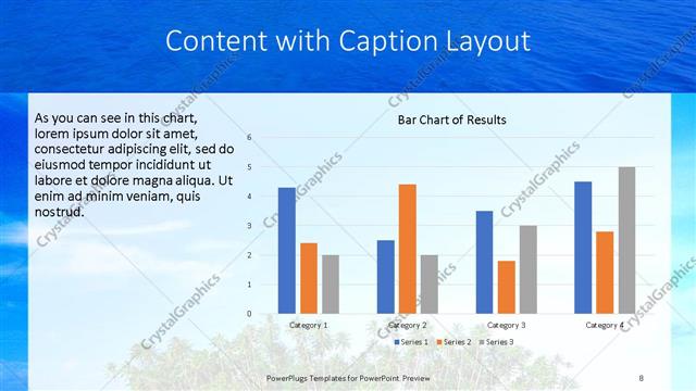 Content with Caption presentation slide layout