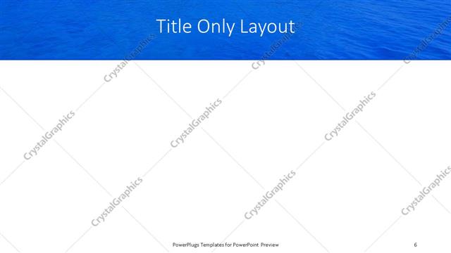Title Only presentation slide layout