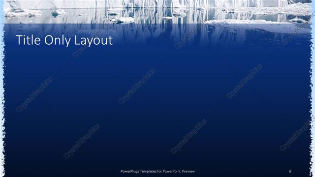 Title Only presentation slide layout