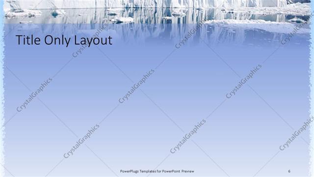 Title Only presentation slide layout