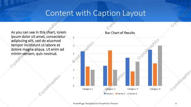 Content with Caption presentation slide layout
