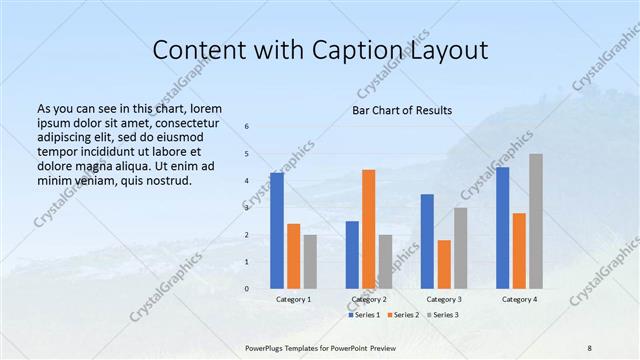 Content with Caption presentation slide layout