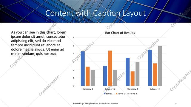 Content with Caption presentation slide layout